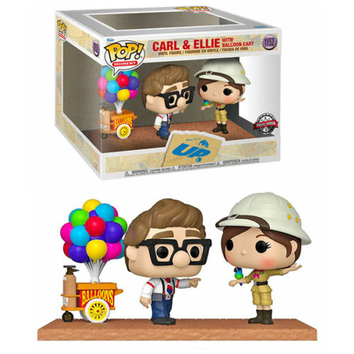 Toys N Tuck:Pop Vinyl - Disney Up - Carl And Ellie (With Balloon Cart) 1152,Disney