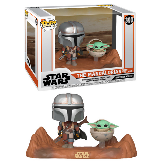 Toys N Tuck:Pop Vinyl - Star Wars - The Mandalorian With The Child 390,Star Wars