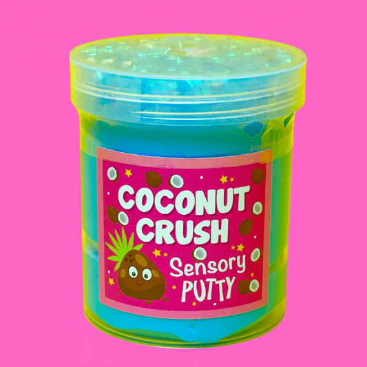 Toys N Tuck:Coconut Crush Sensory Putty,Slime Party UK