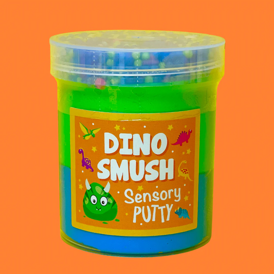 Toys N Tuck:Dino Smush Sensory Putty,Slime Party UK