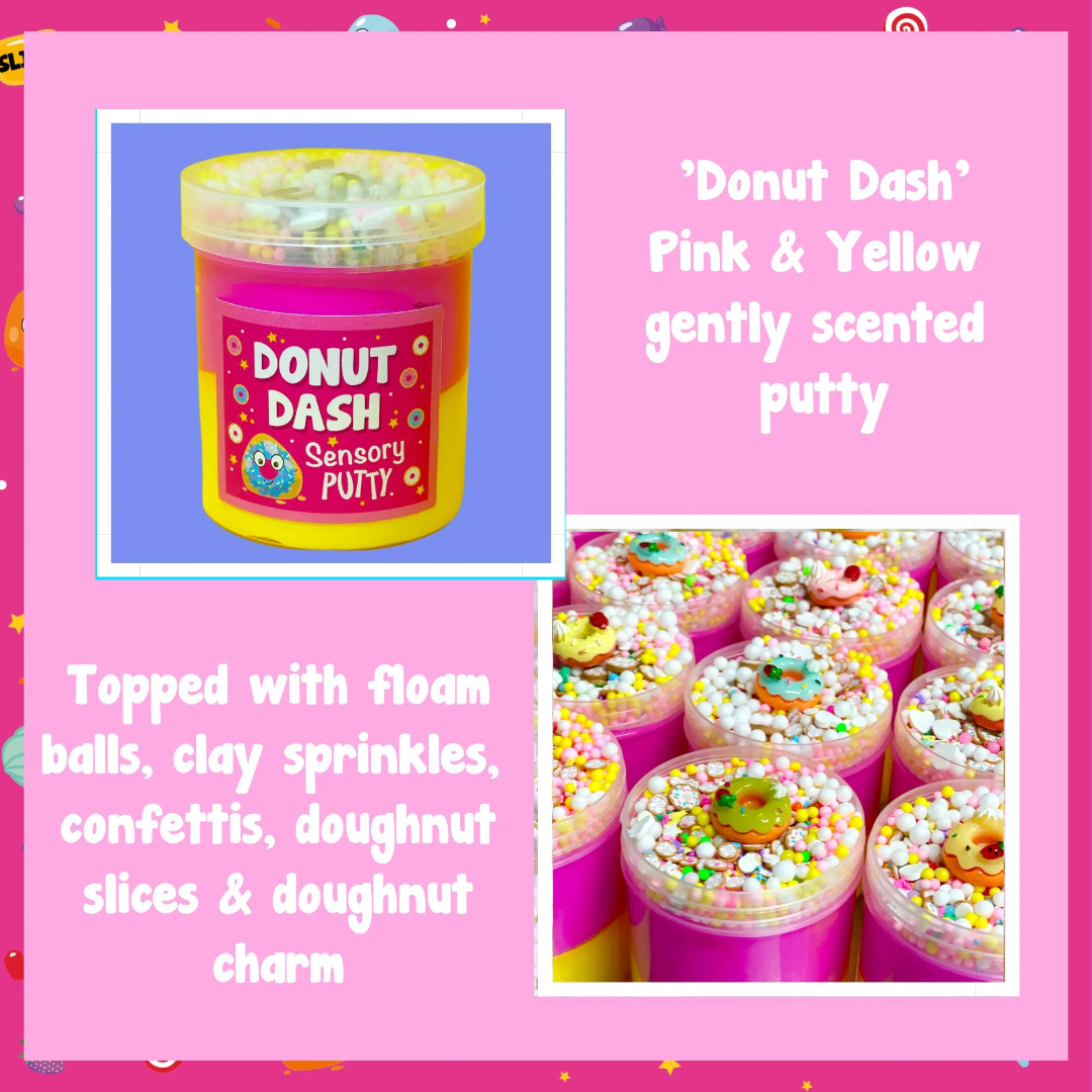 Toys N Tuck:Donut Dash Sensory Putty,Slime Party UK