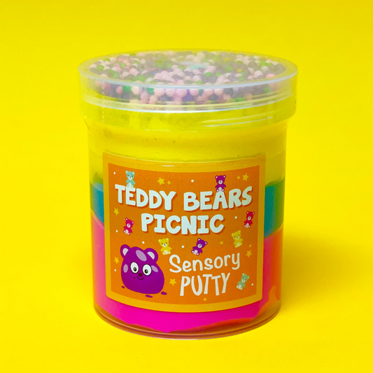 Toys N Tuck:Teddy Bears Picnic Sensory Putty,Slime Party UK