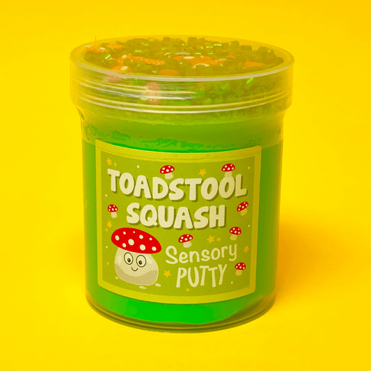 Toys N Tuck:Toadstool Squash Sensory Putty,Slime Party UK