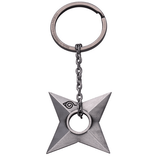 Toys N Tuck:Naruto Shippuden - Keychain 3D Shuriken Konoha,Naruto Shippuden