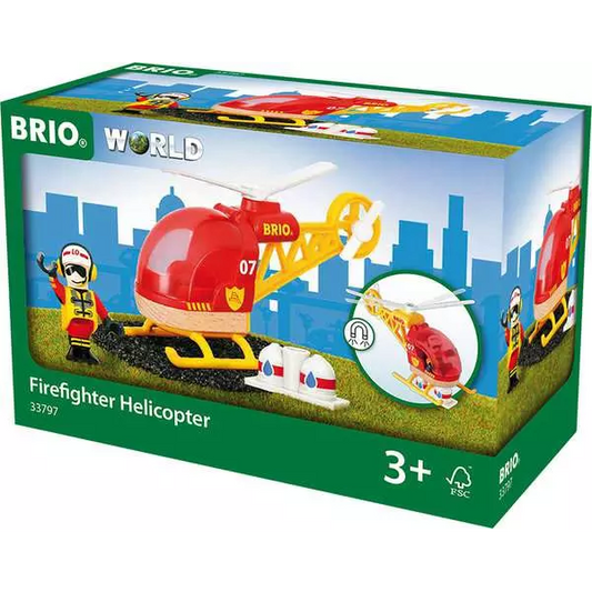 Toys N Tuck:Brio 33797 Firefighter Helicopter,Brio