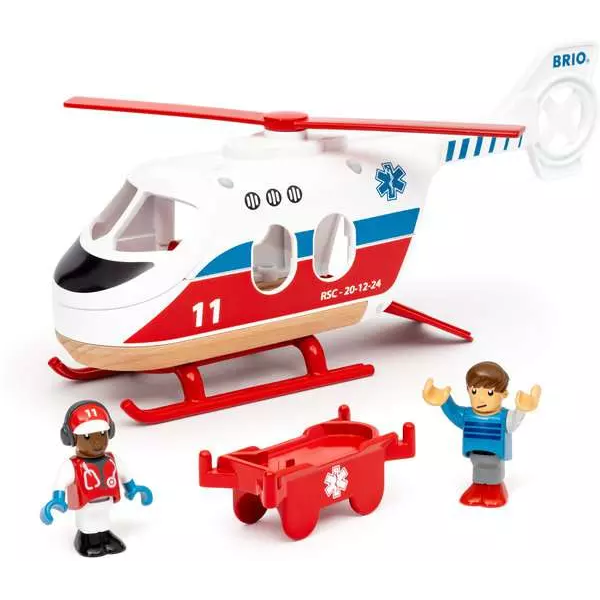 Toys N Tuck:Brio 36022 Rescue Helicopter,Brio