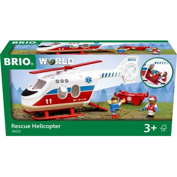 Toys N Tuck:Brio 36022 Rescue Helicopter,Brio