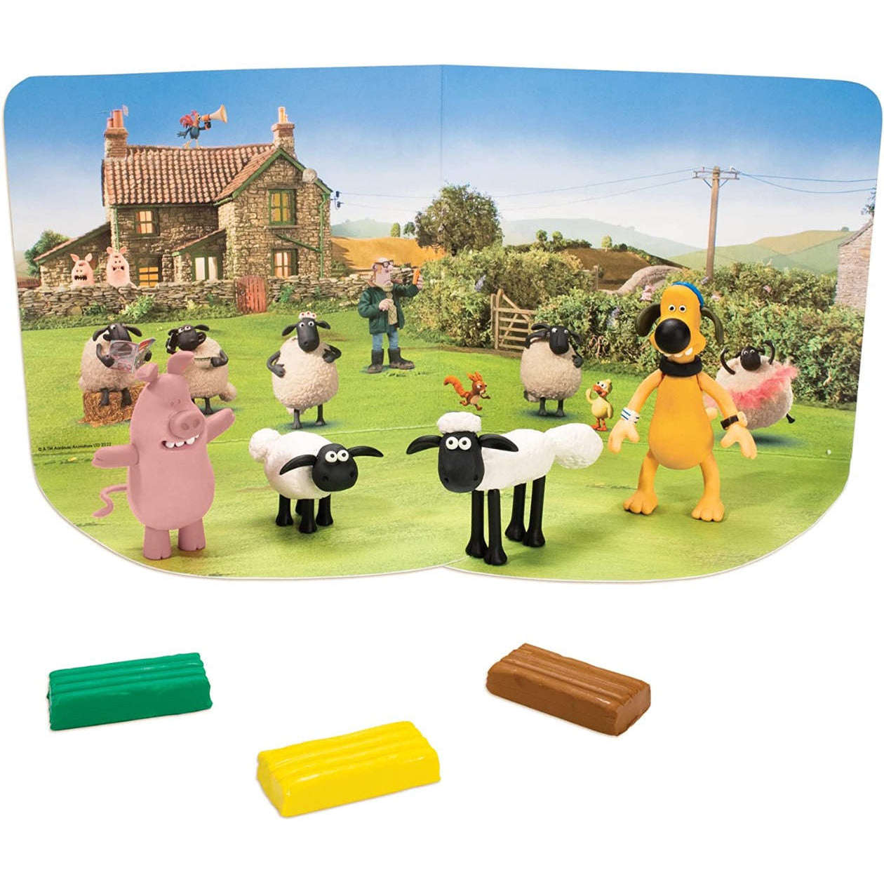 Plasticine Shaun The Sheep Model Maker Farmyard Fun Toys N Tuck