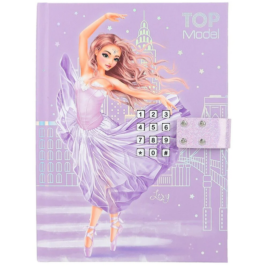 Toys N Tuck:Depesche Top Model Diary With Code and Sound - Ballet,Top Model