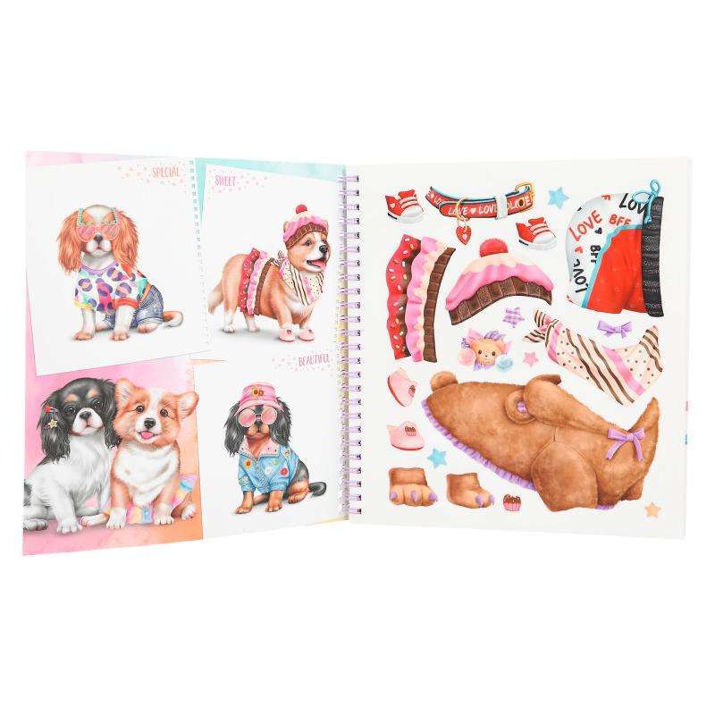 Toys N Tuck:Depesche Top Model Doggy Colouring Book,Top Model