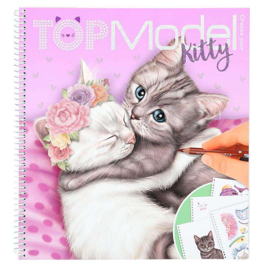 Toys N Tuck:Depesche Top Model Kitty Colouring Book,Top Model