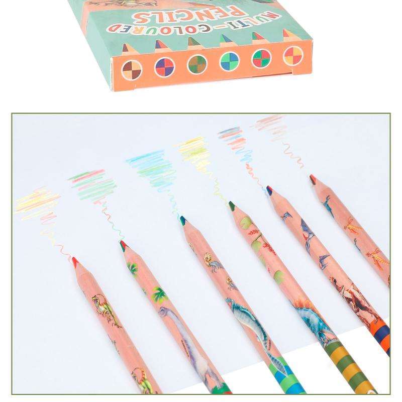 Toys N Tuck:Dino World Multi coloured pencils,Dino World