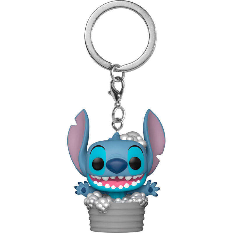Toys N Tuck:Funko Pocket Pop Keychain - Disney Lilo And Stitch - Stitch In Bathtub,Disney