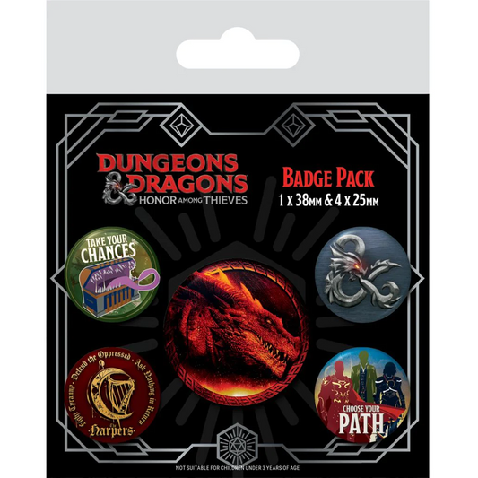 Toys N Tuck:Badge Pack - Dungeons And Dragons (Movie),Dungeons