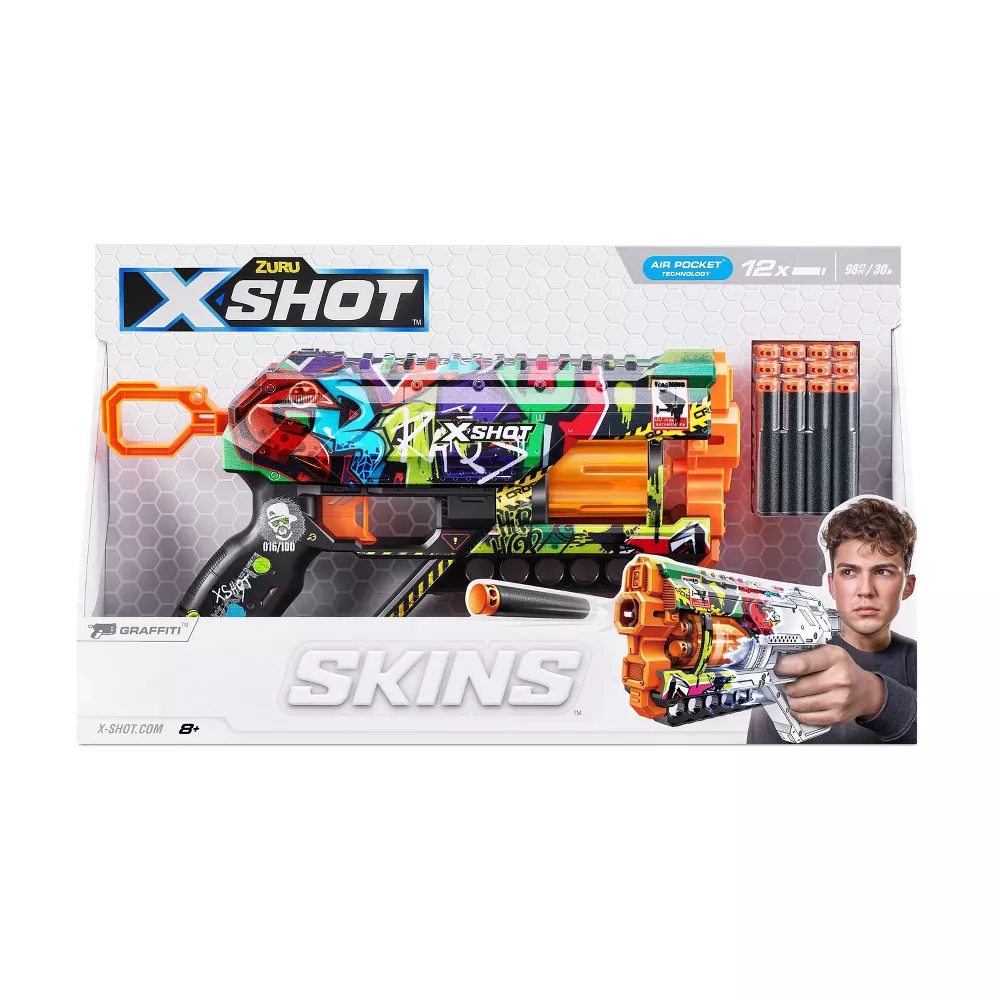 Toys N Tuck:X Shot Skins Griefer - Graffiti,X Shot