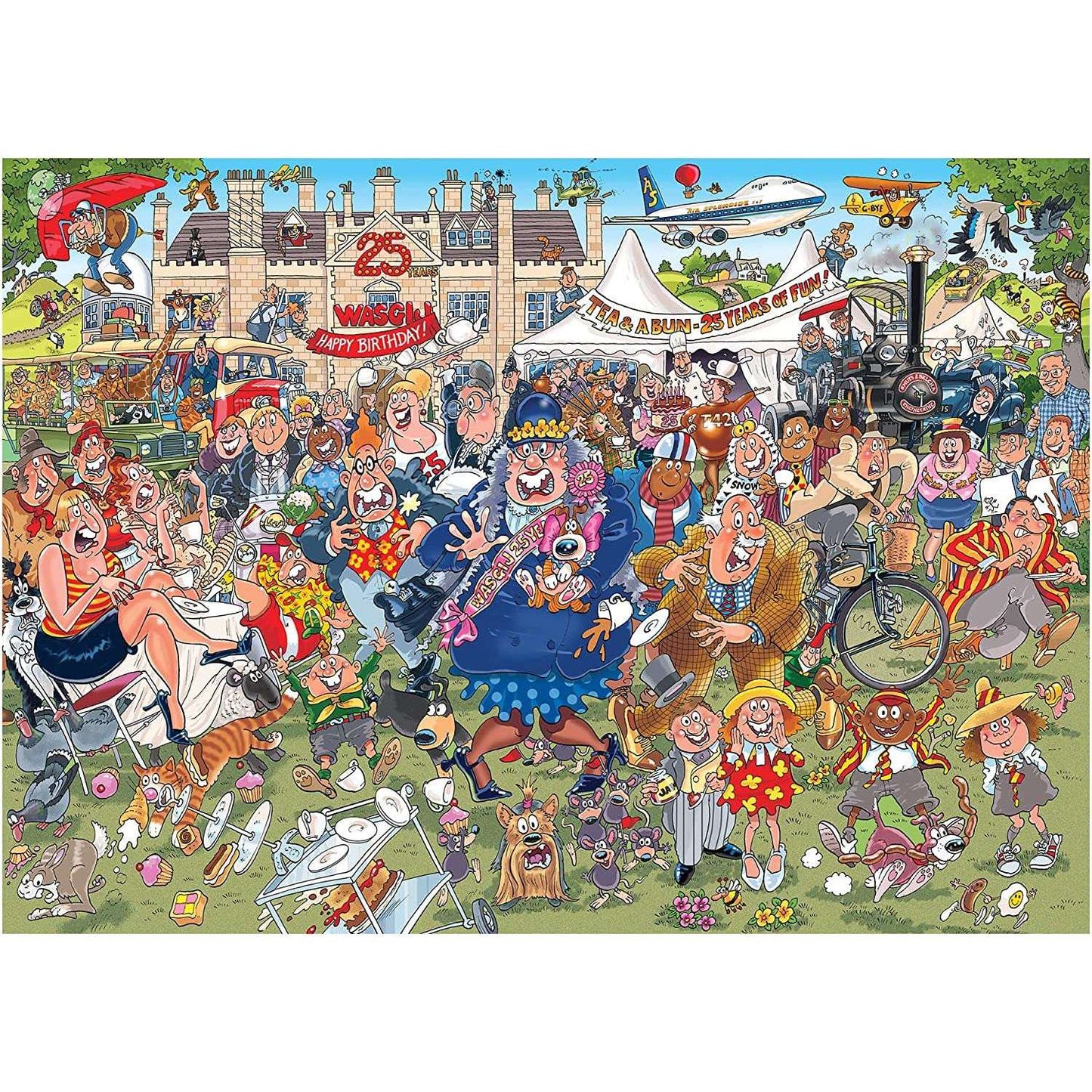 Toys N Tuck:Wasgij? Original 40 1000pc Jigsaw Puzzle Garden Party !,Wasgij