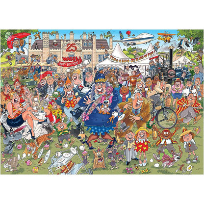 Toys N Tuck:Wasgij? Original 40 1000pc Jigsaw Puzzle Garden Party !,Wasgij