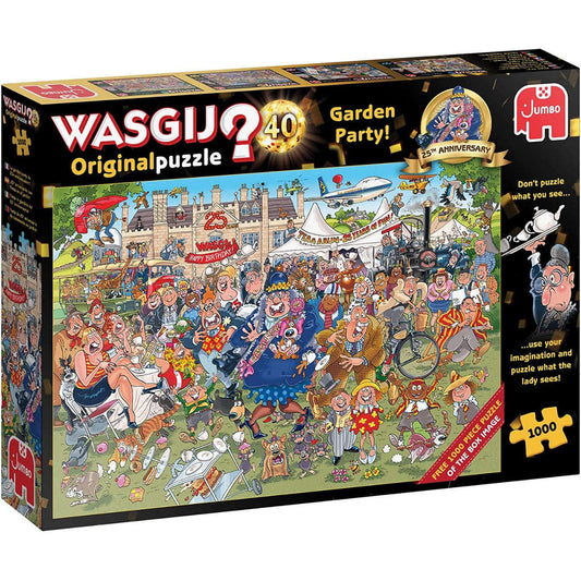 Toys N Tuck:Wasgij? Original 40 1000pc Jigsaw Puzzle Garden Party !,Wasgij
