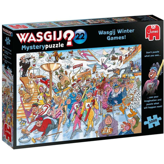 Toys N Tuck:Wasgij? Mystery 22 1000pc Jigsaw Puzzle Winter Games !,Wasgij
