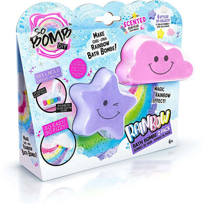 Toys N Tuck:So Bomb DIY - Rainbow Bath Bomb 2 Pack,So Bomb DIY