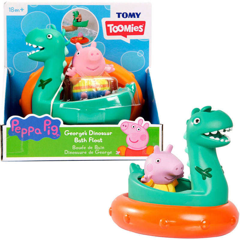 Toys N Tuck:Tomy Toomies George's Dinosaur Bath Float,Peppa Pig