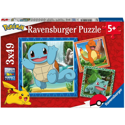 Toys N Tuck:Ravensburger 3 x 49pc Puzzles Pokemon,Pokemon