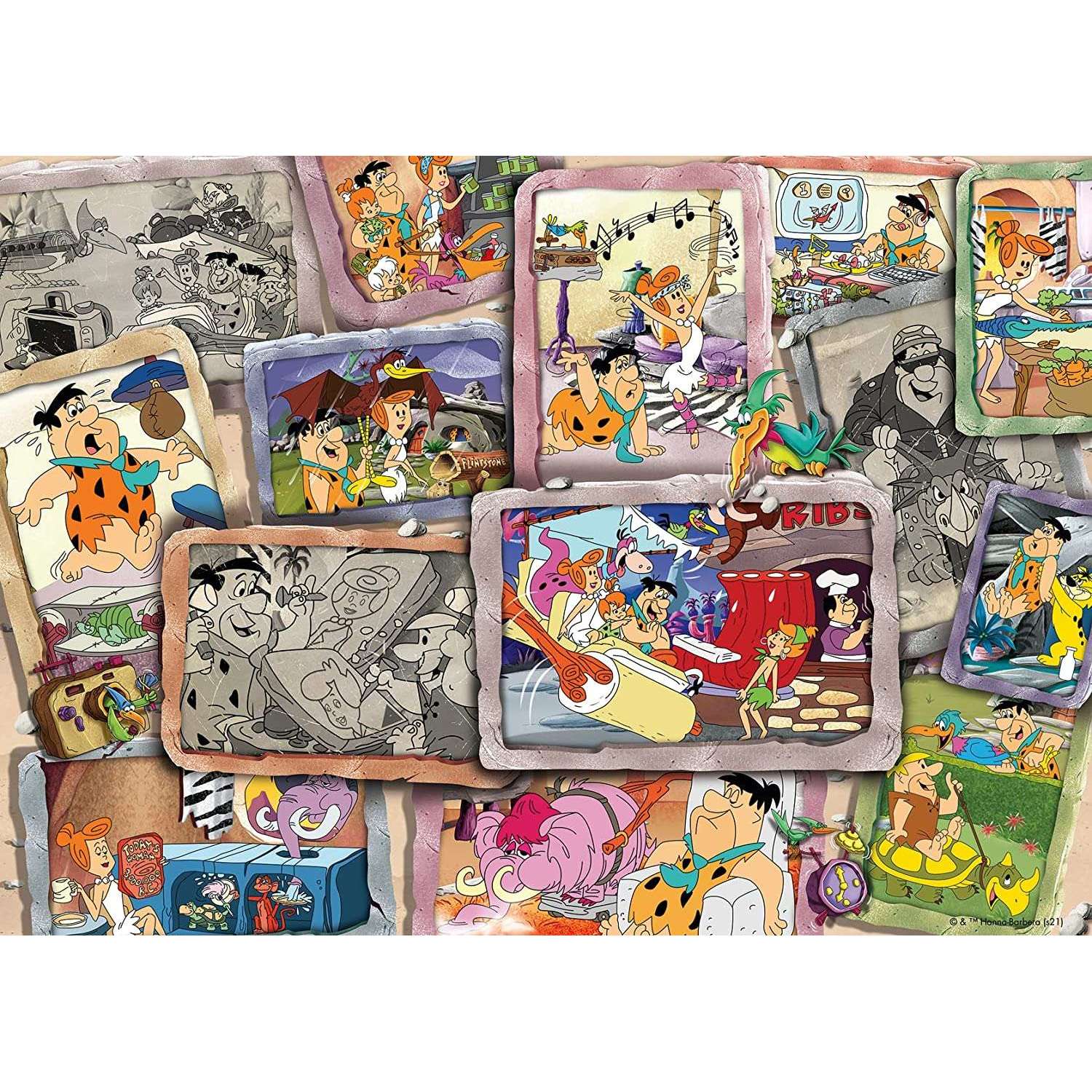 Toys N Tuck:Ravensburger 1000pc Puzzle The Flintstones,The Flintstones