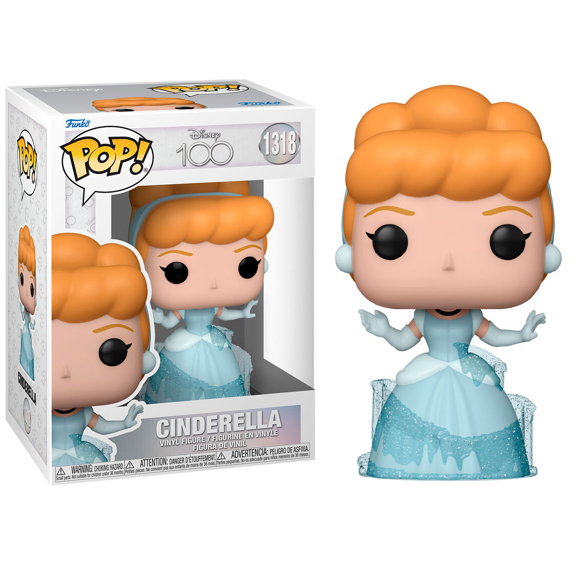 Toys N Tuck:Pop! Vinyl - Disney 100 - Cinderella 1318,Disney