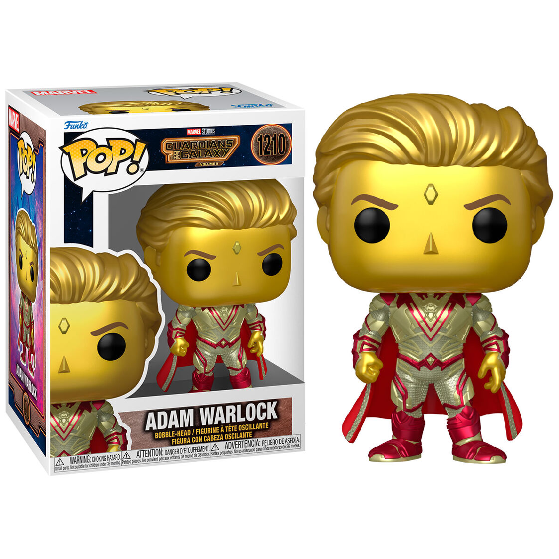 Toys N Tuck:Pop! Vinyl - Guardians Of The Galaxy Vol 3 - Adam Warlock 1210,Marvel