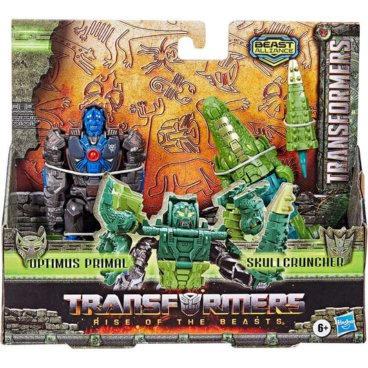 Toys N Tuck:Transformers Rise Of The Beasts - Optimus Primal And Skullcruncher,Transformers