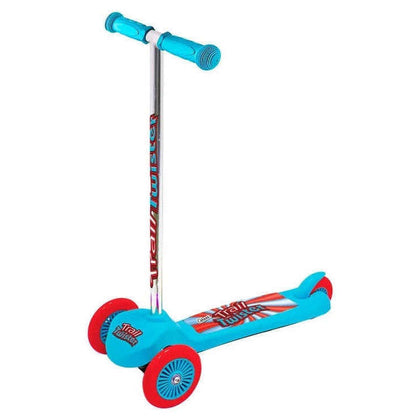 Toys N Tuck:Ozbozz Trail Twister 3 Wheel Scooter - Blue,Ozbozz
