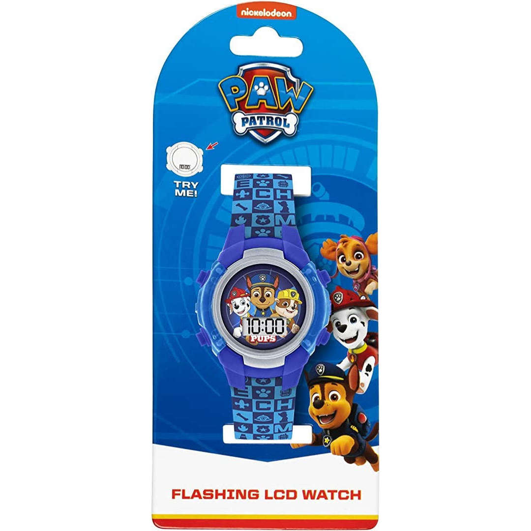 Toys N Tuck:Paw Patrol - Flashing LCD Watch,Paw Patrol