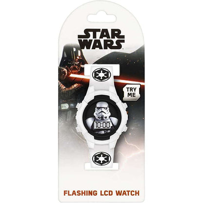 Toys N Tuck:Star Wars stormtrooper - Flashing LCD Watch,Star Wars