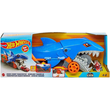 Toys N Tuck:Hot Wheels Shark Chomp Transporter,Hot Wheels