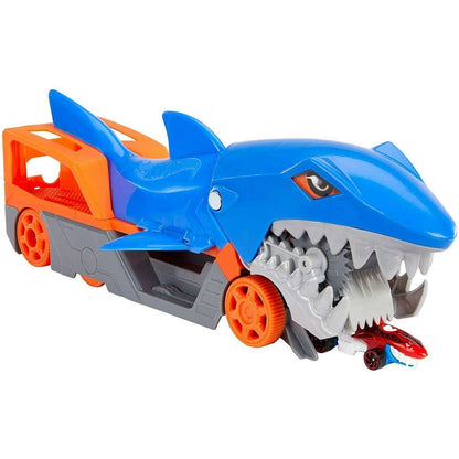 Toys N Tuck:Hot Wheels Shark Chomp Transporter,Hot Wheels