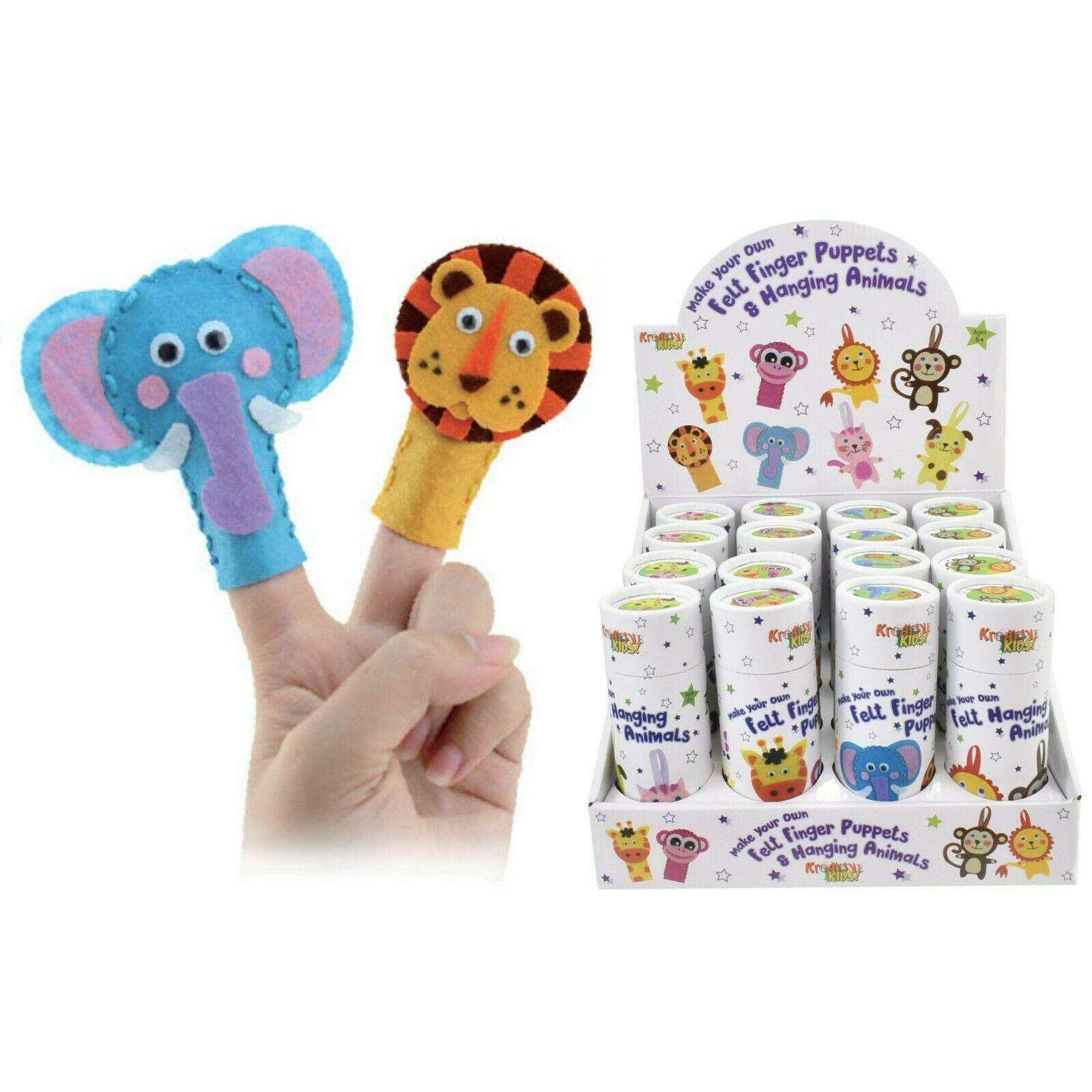 Toys N Tuck:Kreative Kids - Felt Finger & Hanging Animals - Assorted,Kreative Kids