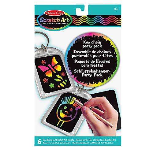 Toys N Tuck:Melissa & Doug Scratch Art Key Chain Party Pack,Melissa & Doug