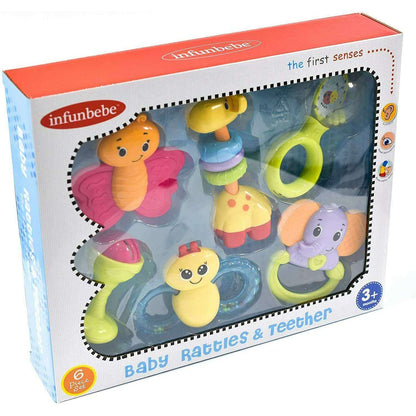 Toys N Tuck:Infunbebe Baby Rattles & Teether,Kandy Toys