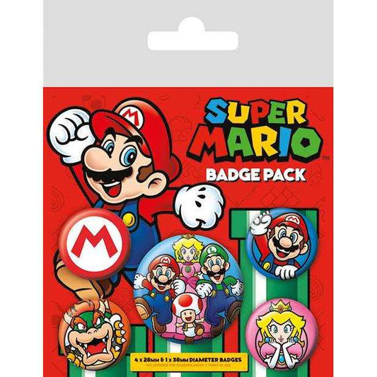 Toys N Tuck:Badge Pack - Super Mario,Pyramid International
