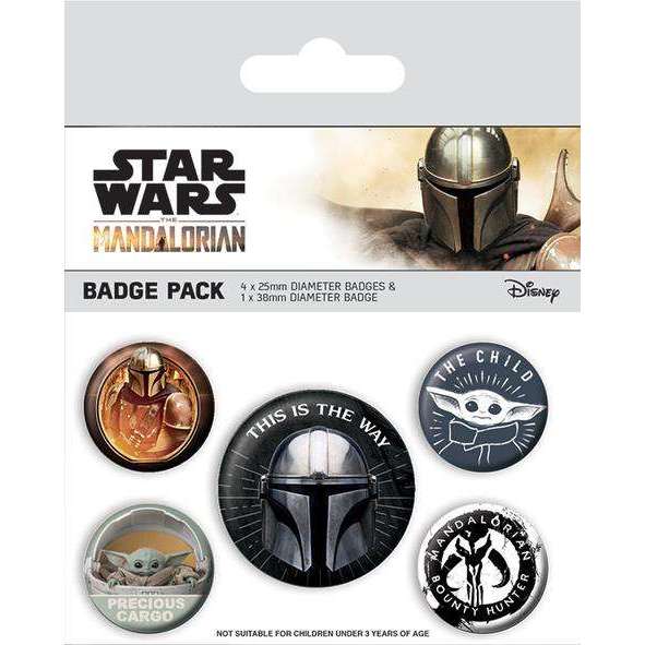 Toys N Tuck:Badge Pack - Star Wars The Mandalorian,Pyramid International