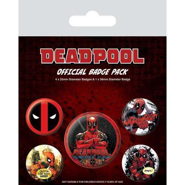 Toys N Tuck:Badge Pack - Deadpool,Pyramid International