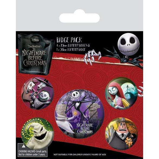 Toys N Tuck:Badge Pack - Nightmare Before Christmas,Pyramid International