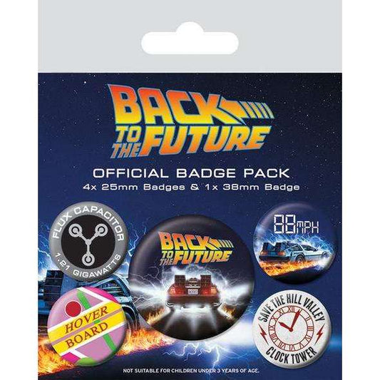 Toys N Tuck:Badge Pack - Back To The Future,Pyramid International