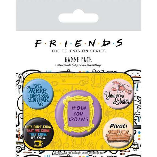 Toys N Tuck:Badge Pack - Friends,Pyramid International