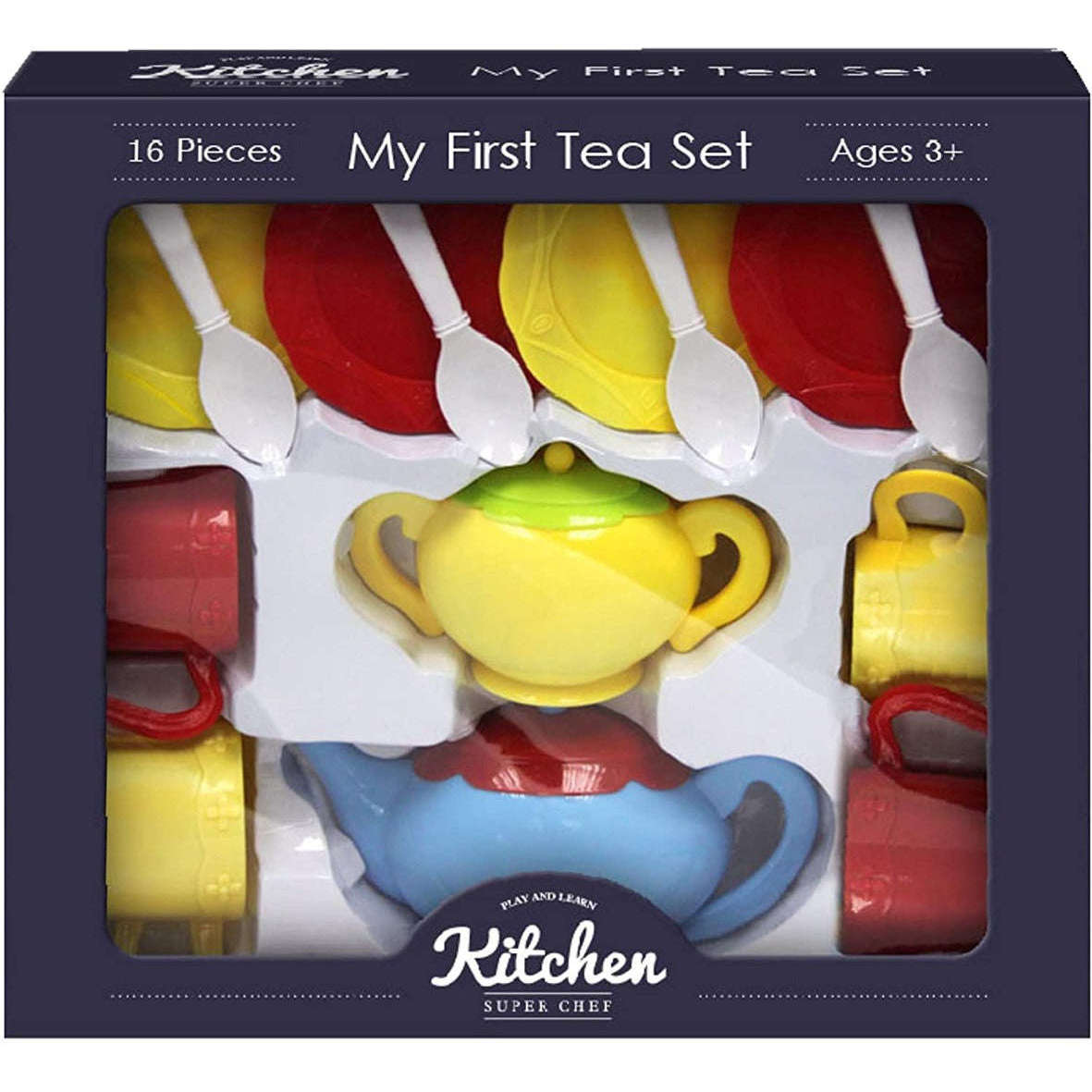 Toys N Tuck:Kitchen Super Chef - My First Tea Set 16pc,Kandy Toys